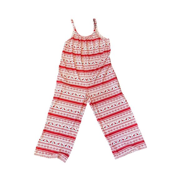 Bloomchic Womens Christmas Themed Sleeveless Jumpsuit Red & White Size 18-20 Wit - Picture 6 of 6